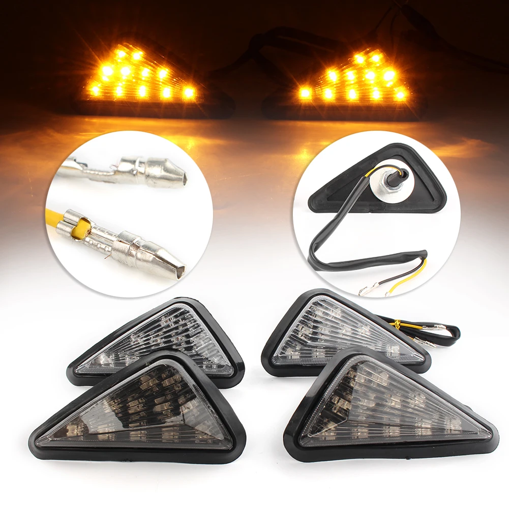 Motorcycle LED Turn Signal Light For Suzuki GSXR 1000 750 600 For Honda CBR 600RR 1000RR 929RR For Kawasaki Ninja ZX6R ZX10R 
Motorcycle LED Turn Signal Light For Suzuki GSXR 1000 750 600 For Honda CBR 600RR 1000RR 929RR For Kawasaki Ninja ZX6R ZX10R