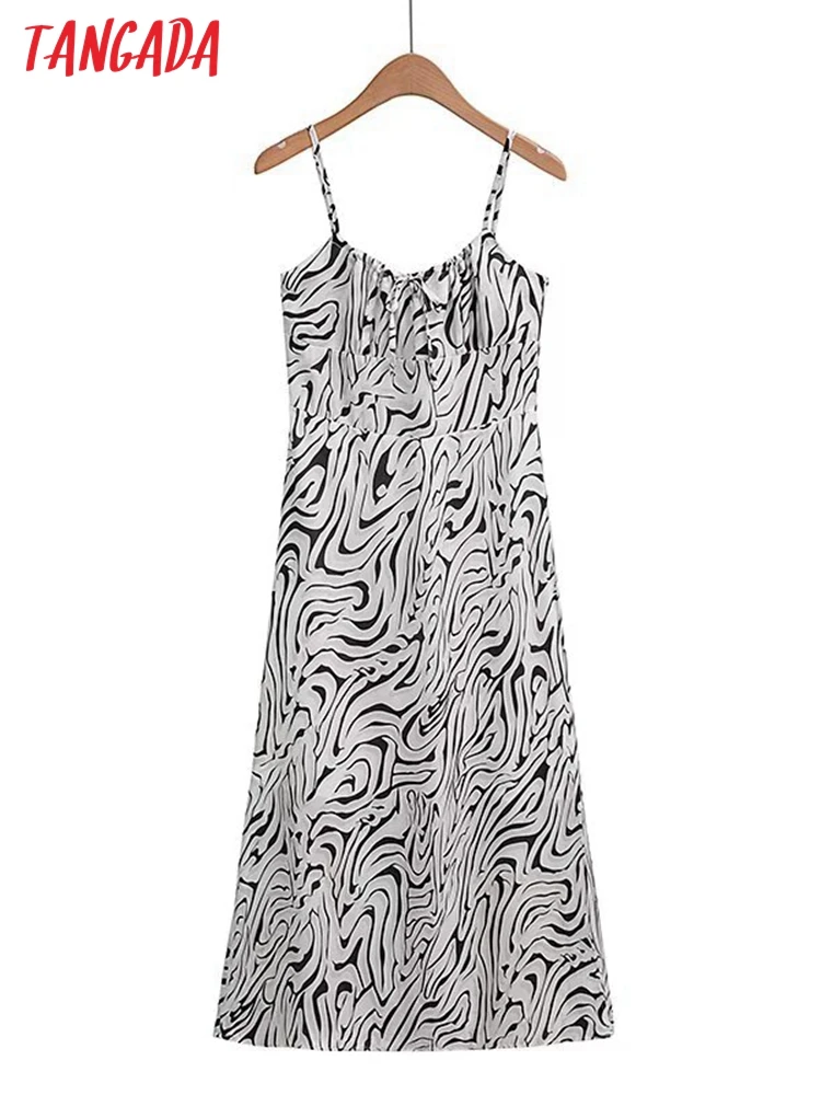 Tangada Fashion Women Zebra Print Midi Dress Zipper Bow Sleeveless Ladies Dress 3D09
Tangada Fashion Women Zebra Print Midi Dress Zipper Bow Sleeveless Ladies Dress 3D09