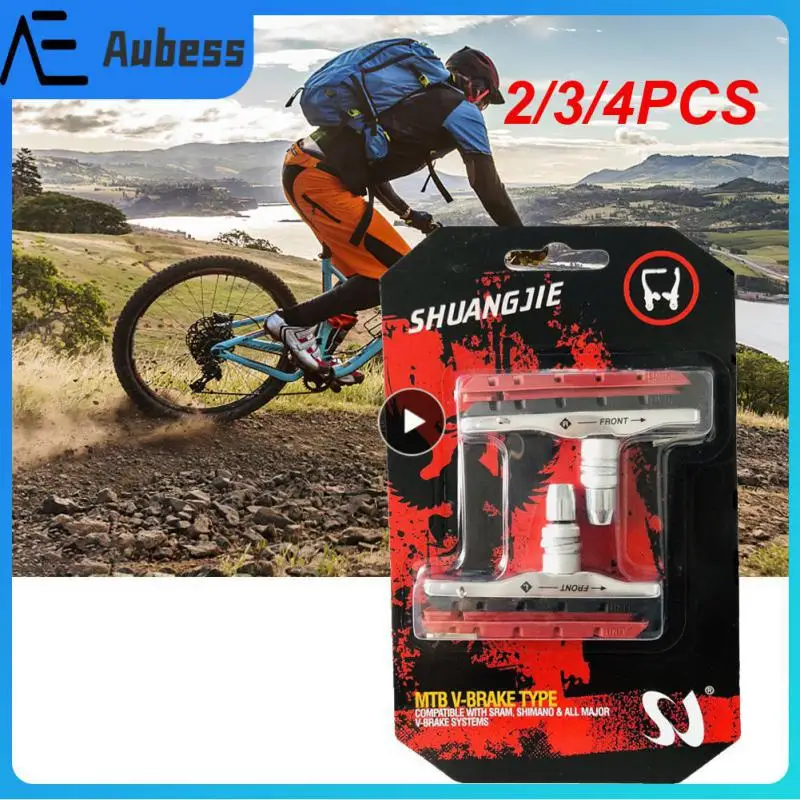 2/3/4PCS Thickness V-shaped Bike Part Wear Resistance Mountain Bike Brake Pads High-grade Rubber Riding Accessories
2/3/4PCS Thickness V-shaped Bike Part Wear Resistance Mountain Bike Brake Pads High-grade Rubber Riding Accessories