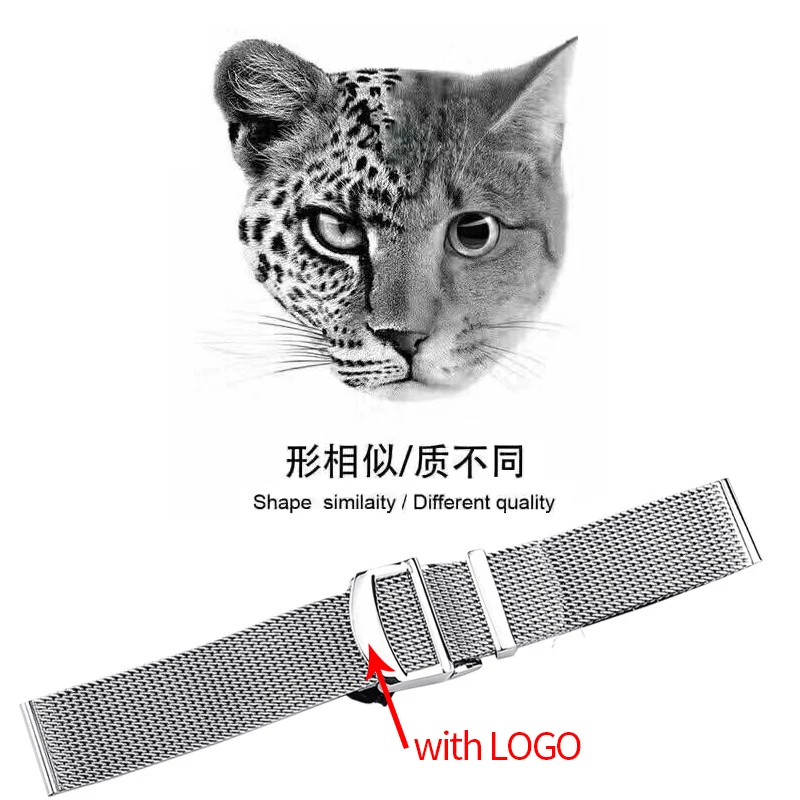 20/22mm Bracelet for IWC PORTOFINO PORTUGIESER Stainless Steel Braided Mesh Strap Watchband Accessories Folding Clasp with LOGO
20/22mm Bracelet for IWC PORTOFINO PORTUGIESER Stainless Steel Braided Mesh Strap Watchband Accessories Folding Clasp with LOGO