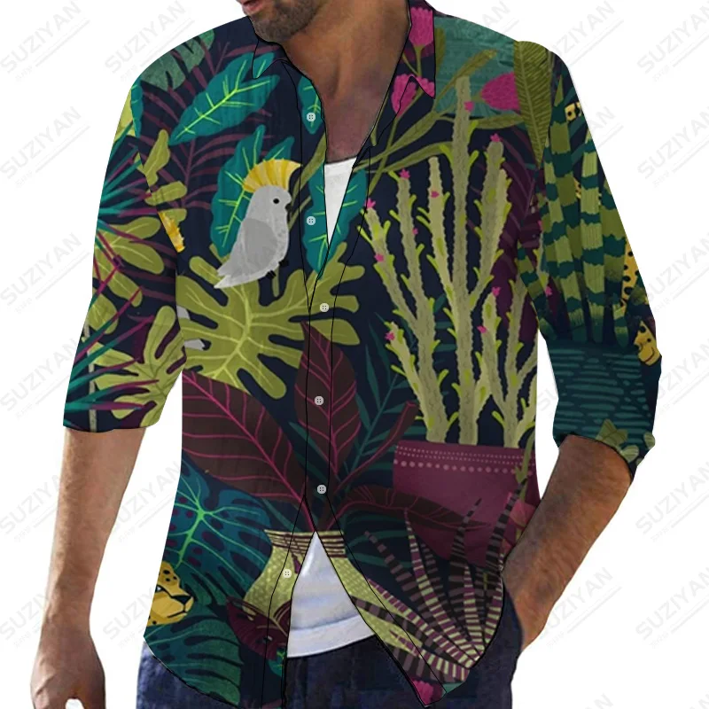 Free Plaid Shirt Stand Collar No.1 Urban Style White Button Up Shirt Oversized Floral Fashionable Printed Male Large Size
Free Plaid Shirt Stand Collar No.1 Urban Style White Button Up Shirt Oversized Floral Fashionable Printed Male Large Size
