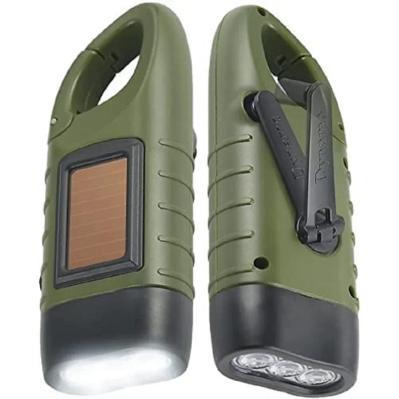 Фонарик Ручной, перезаряжаемый с солнечной батареей, для выживания
Фонарик Ручной, перезаряжаемый с солнечной батареей, для выживания