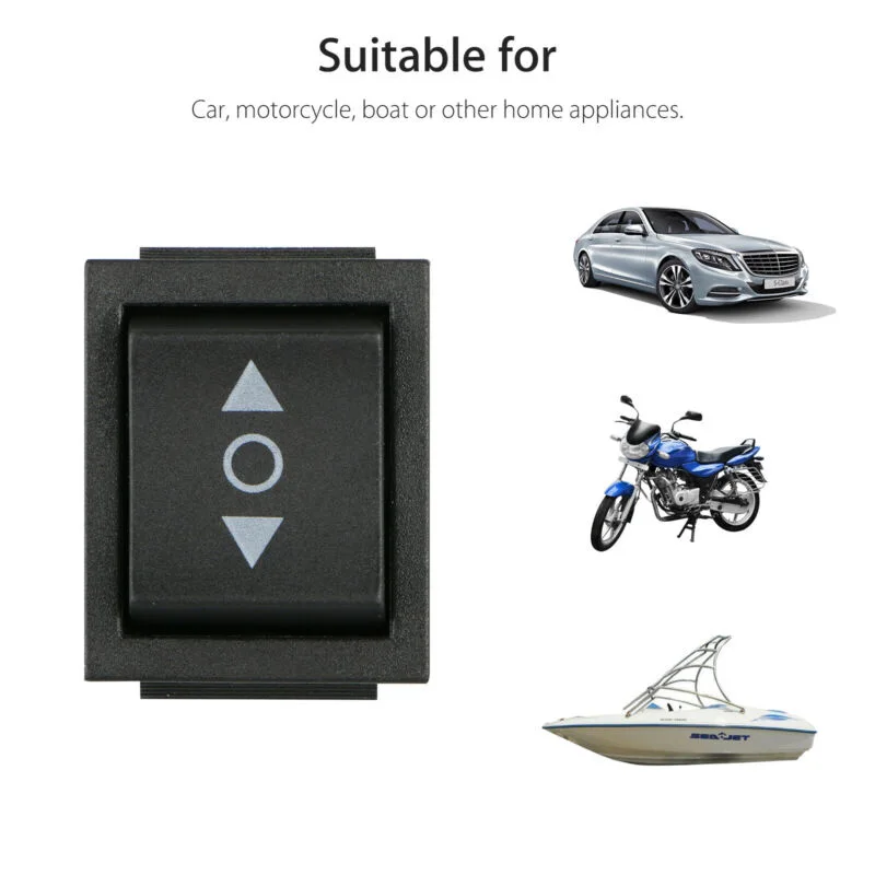 Equipment Supplies Rocker Switch 6 Pin terminals Black Double pole/throw Electrical For car motorcycle boat Part
Equipment Supplies Rocker Switch 6 Pin terminals Black Double pole/throw Electrical For car motorcycle boat Part