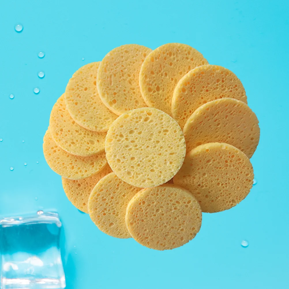 

50 Compressed Washing Sponge for Removing Dead Skin and Makeup, Multifunctional Cleaning Sponge Cleansing Puff for Home
