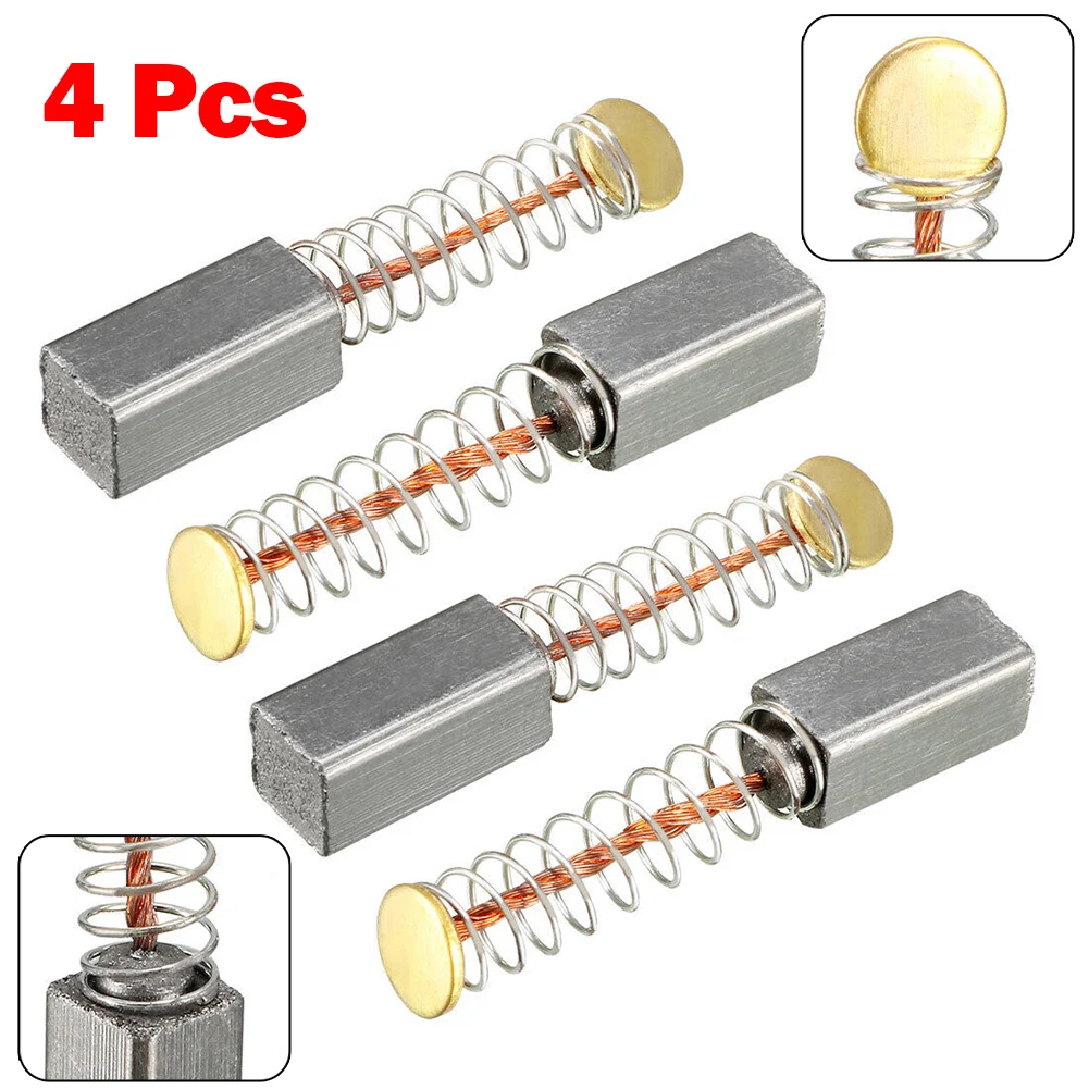 Motor Brushes Carbon Brushes Factory Workshop 20mm 4pcs Carbon + Metal Replacement Part For Electric Motors 2022
Motor Brushes Carbon Brushes Factory Workshop 20mm 4pcs Carbon + Metal Replacement Part For Electric Motors 2022
