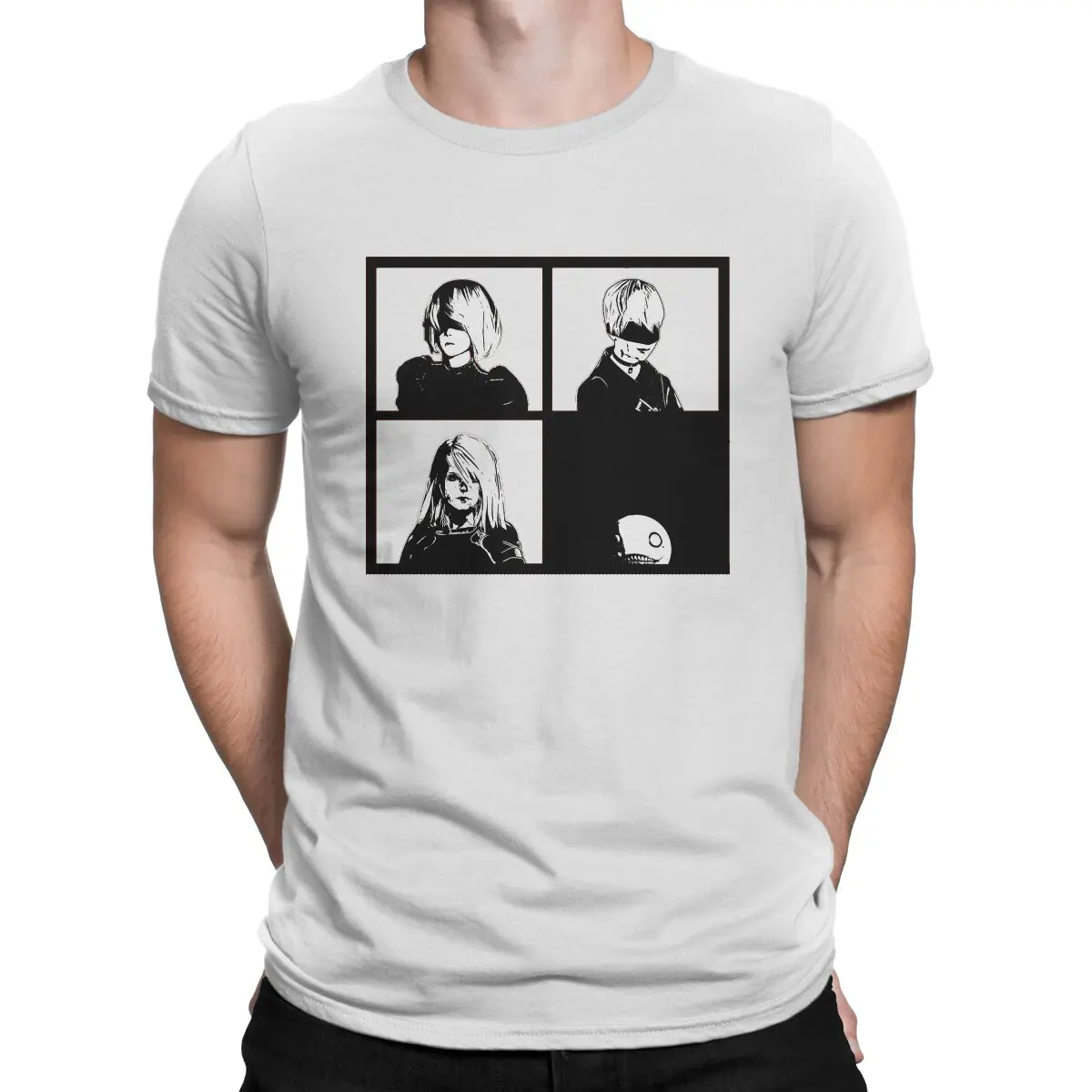War Heroes Men TShirt NieR Automata Game O Neck Short Sleeve Fabric T Shirt Funny High Quality Birthday Gifts
War Heroes Men TShirt NieR Automata Game O Neck Short Sleeve Fabric T Shirt Funny High Quality Birthday Gifts