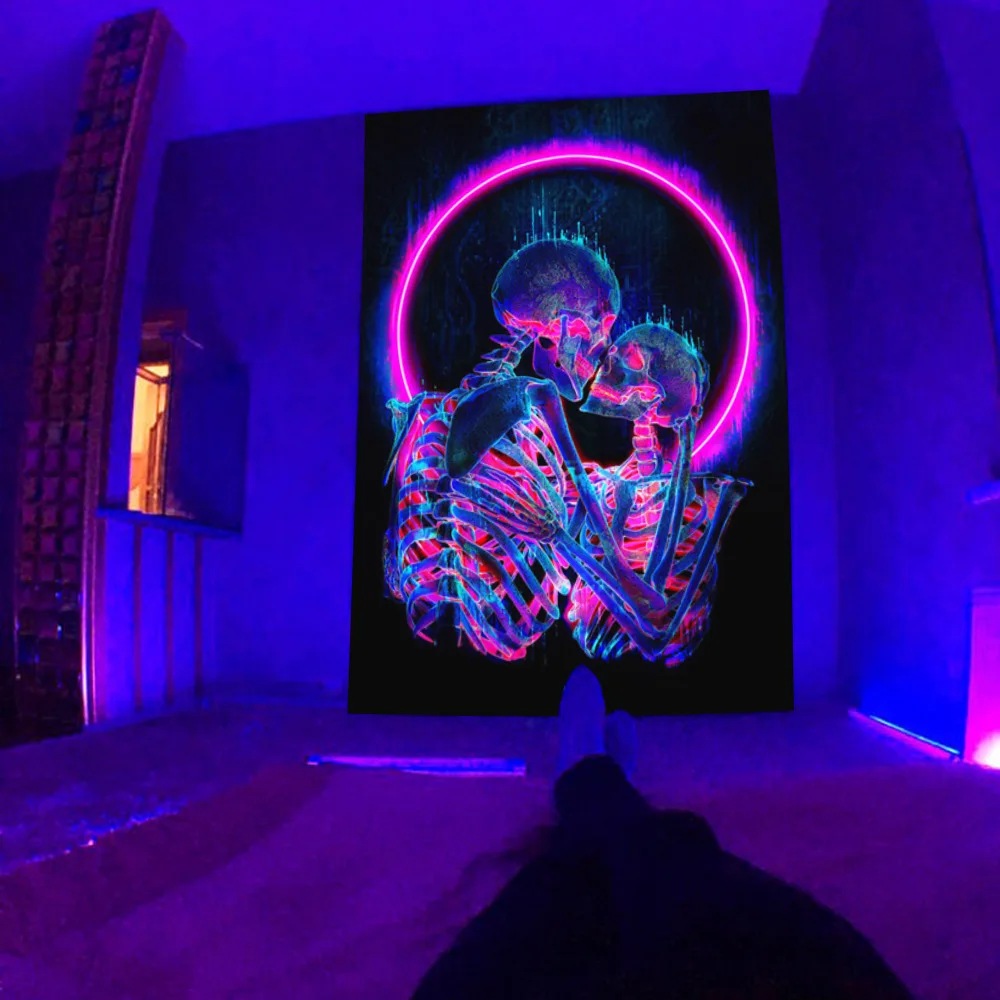 Skull Witchcraft Fluorescent Tapestry Wall Hanging Blanket Mandala Hippie Divination Wall Art Decor Background Luminous Tapestry
Skull Witchcraft Fluorescent Tapestry Wall Hanging Blanket Mandala Hippie Divination Wall Art Decor Background Luminous Tapestry