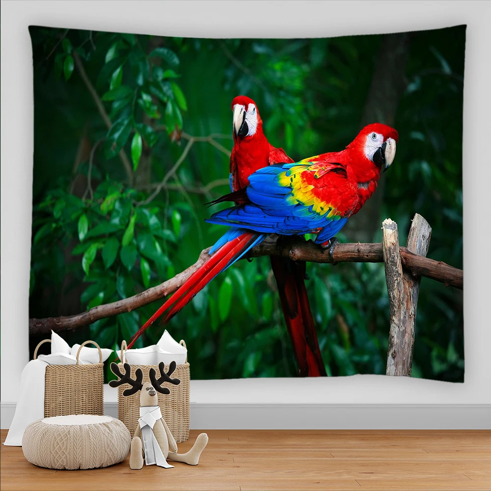3D Print Parrot Bird Tapestry Green Plant Leaves Wall Hanging Art Asthetic Kawaii Room Accessori Home Decor Bedroom Cute Blanket
3D Print Parrot Bird Tapestry Green Plant Leaves Wall Hanging Art Asthetic Kawaii Room Accessori Home Decor Bedroom Cute Blanket
