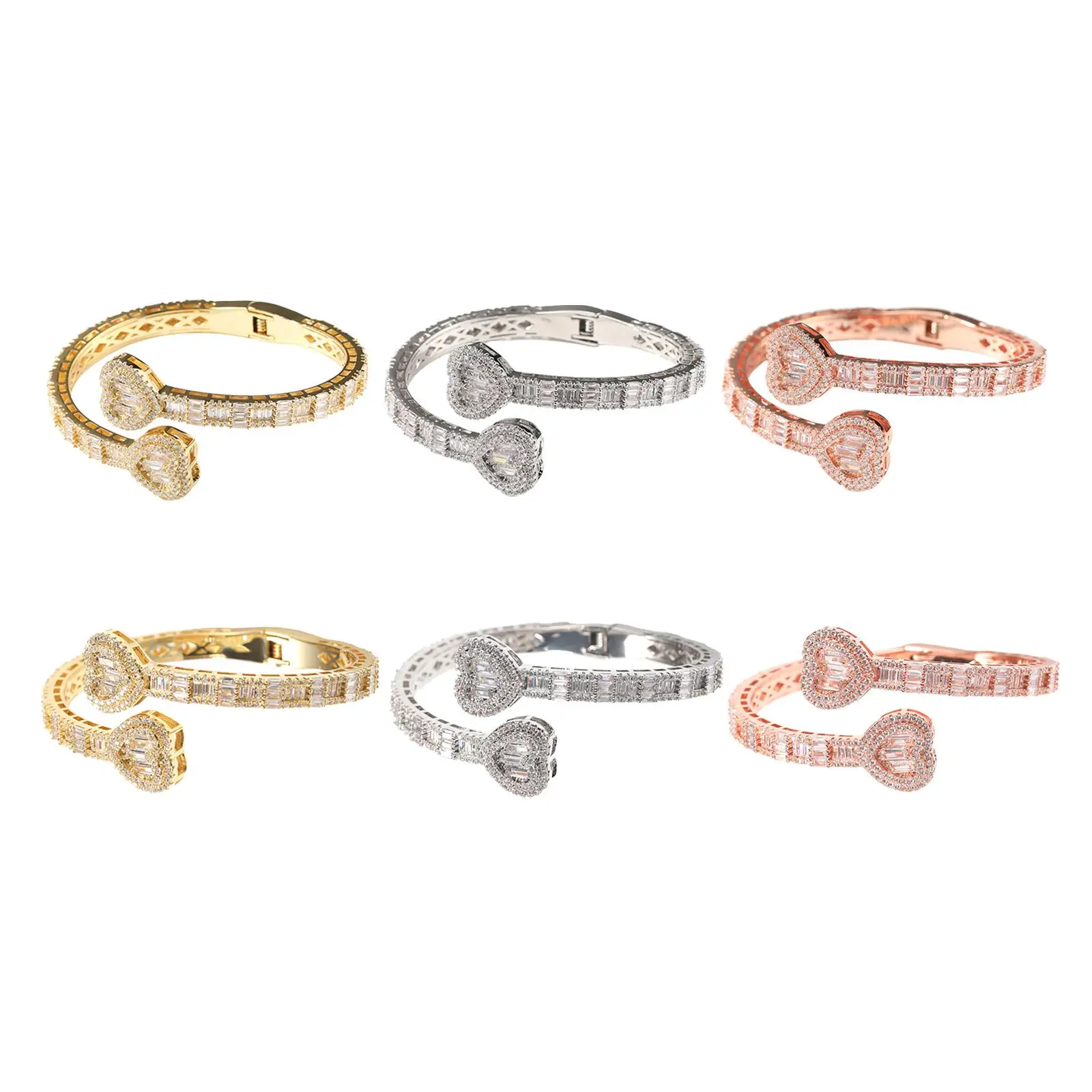 Exquisite Bracelet Gifts Jewelry Love Heart Wrist Bangle for Birthday Lovers Wife
Exquisite Bracelet Gifts Jewelry Love Heart Wrist Bangle for Birthday Lovers Wife
