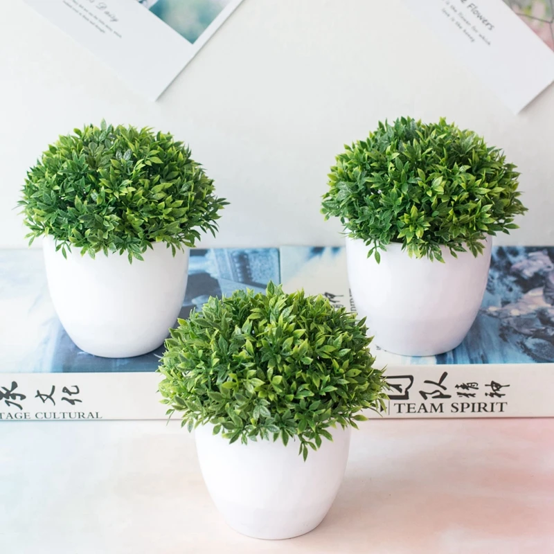 Artificial Plants Potted Green Bonsai Small Tree Grass Plants Pot Ornament Fake Flowers For Home Garden Bedroom Decoration
Artificial Plants Potted Green Bonsai Small Tree Grass Plants Pot Ornament Fake Flowers For Home Garden Bedroom Decoration