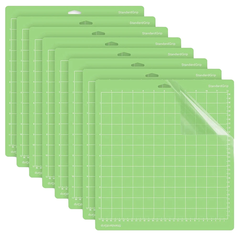 8Pack Cutting Mat for 12X12 Inch StandardGrip Adhesive Sticky Durable Mat for Explore One/Air/Air 2/Maker
8Pack Cutting Mat for 12X12 Inch StandardGrip Adhesive Sticky Durable Mat for Explore One/Air/Air 2/Maker