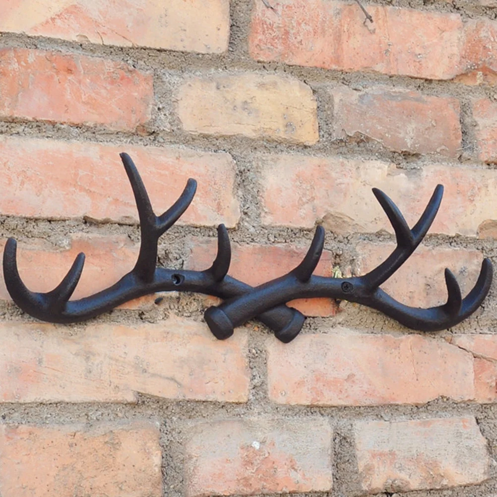 Hook Coat Wall Hanger Antler Rack Key Holder Hooks Horizontal Farmhouse Decor Rustic Hanging Cast Garden Iron Mount Metal
Hook Coat Wall Hanger Antler Rack Key Holder Hooks Horizontal Farmhouse Decor Rustic Hanging Cast Garden Iron Mount Metal