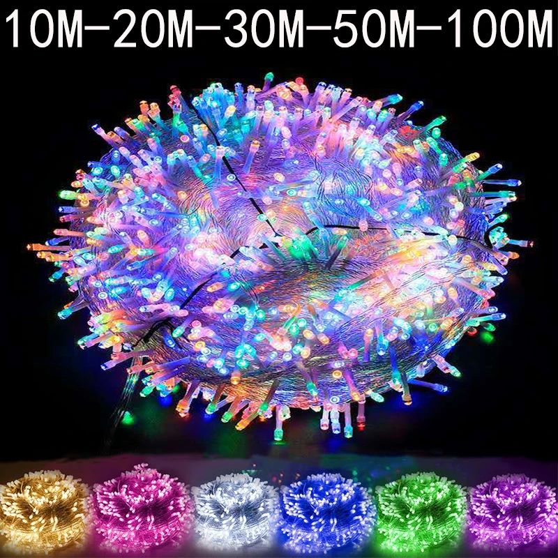 100M Leds String Garland Christmas Tree Fairy Light Chain Waterproof Home Garden Wedding Party Outdoor Holiday Decoration
100M Leds String Garland Christmas Tree Fairy Light Chain Waterproof Home Garden Wedding Party Outdoor Holiday Decoration