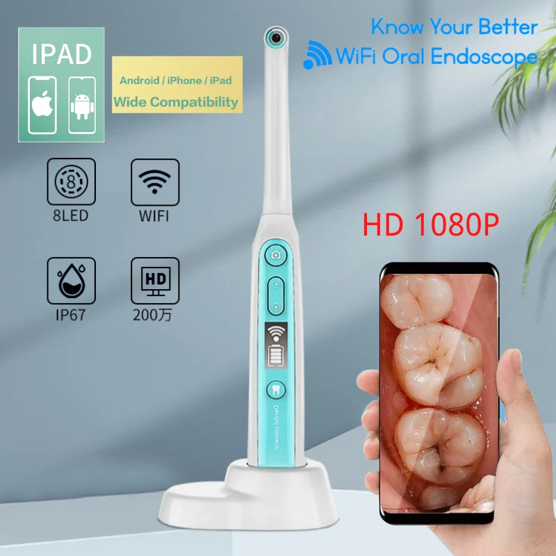 Wi-Fi, стоматологический эндоскоп, внутриротовая стоматологическая камера 1080P HD, водонепроницаемая камера для осмотра полости рта, эндоскоп д...
Wi-Fi, стоматологический эндоскоп, внутриротовая стоматологическая камера 1080P HD, водонепроницаемая камера для осмотра полости рта, эндоскоп д...