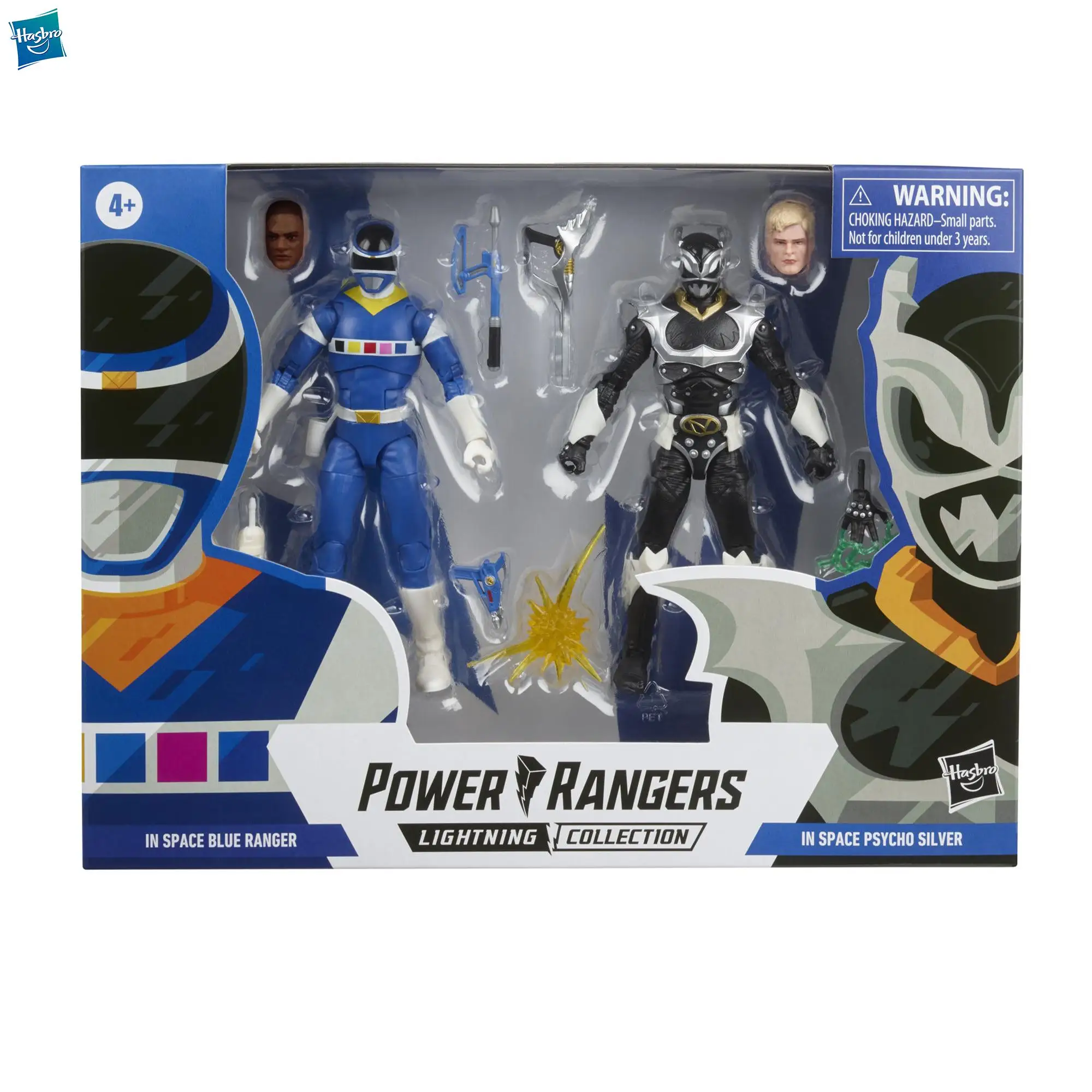 Power Rangers Hasbro Lightning Collection In Space Blue Ranger Vs. Silver Psycho Ranger 2-pack 6 Inch Action Toy Original New
Power Rangers Hasbro Lightning Collection In Space Blue Ranger Vs. Silver Psycho Ranger 2-pack 6 Inch Action Toy Original New
