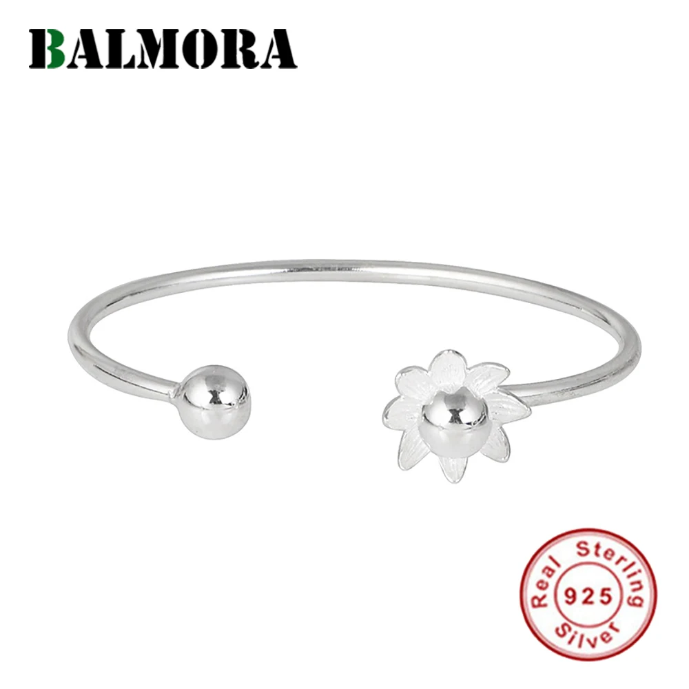 Браслеты BALMORA из настоящего серебра 925 пробы с цветами и шариками для женщин и мужчин, подарок для матери, для любимого, модные регулируемые ю... 
Браслеты BALMORA из настоящего серебра 925 пробы с цветами и шариками для женщин и мужчин, подарок для матери, для любимого, модные регулируемые ю...