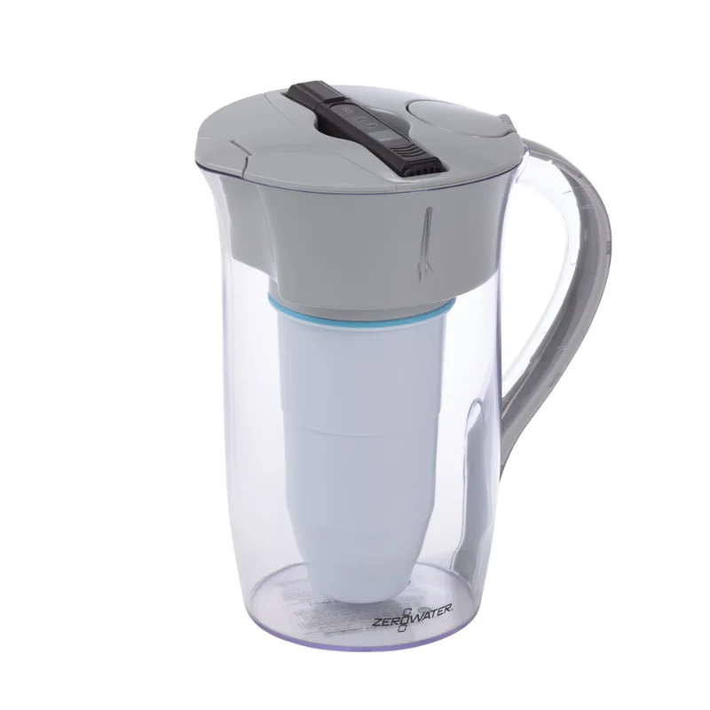 ZeroWater® 8 Cup Round Filtered Water Pitcher with Water Quality Meter - Clear
ZeroWater® 8 Cup Round Filtered Water Pitcher with Water Quality Meter - Clear