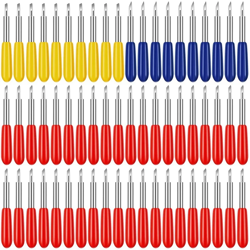 100 Cutting Blades, for Explore Air / Air 2 Maker Expression 30/40/60 Degree Cutting Plotter Replacement Blades
100 Cutting Blades, for Explore Air / Air 2 Maker Expression 30/40/60 Degree Cutting Plotter Replacement Blades