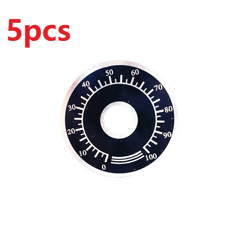 5PCS Rheostat Variable Transformer Rotary Potentiometer Control Round 0-100 Digital Dial Face Plate Scale Sheet
5PCS Rheostat Variable Transformer Rotary Potentiometer Control Round 0-100 Digital Dial Face Plate Scale Sheet