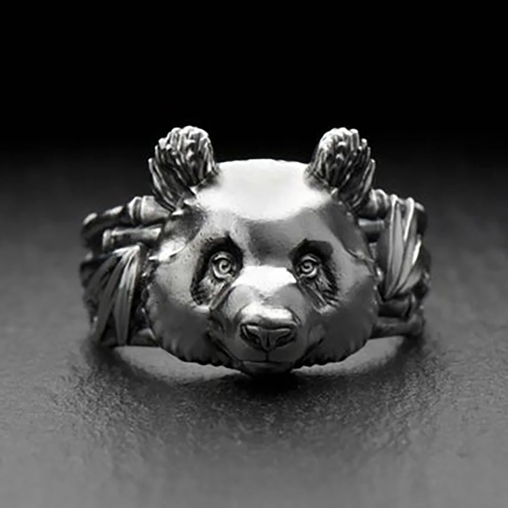 Coconal Punk Men Retro Cute 3D Panda Hand Ring Fashion Trend Hip-Hop Rock Style Popular Party Jewelry Personalized Creative Gift
Coconal Punk Men Retro Cute 3D Panda Hand Ring Fashion Trend Hip-Hop Rock Style Popular Party Jewelry Personalized Creative Gift