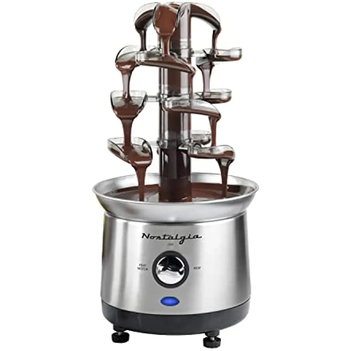 Nostalgia Electric Chocolate Fondue Fountain, 32-Ounce, 4 Tier Set, Fountain Machine for Cheese, Melting Chocolate, Liqueurs
Nostalgia Electric Chocolate Fondue Fountain, 32-Ounce, 4 Tier Set, Fountain Machine for Cheese, Melting Chocolate, Liqueurs