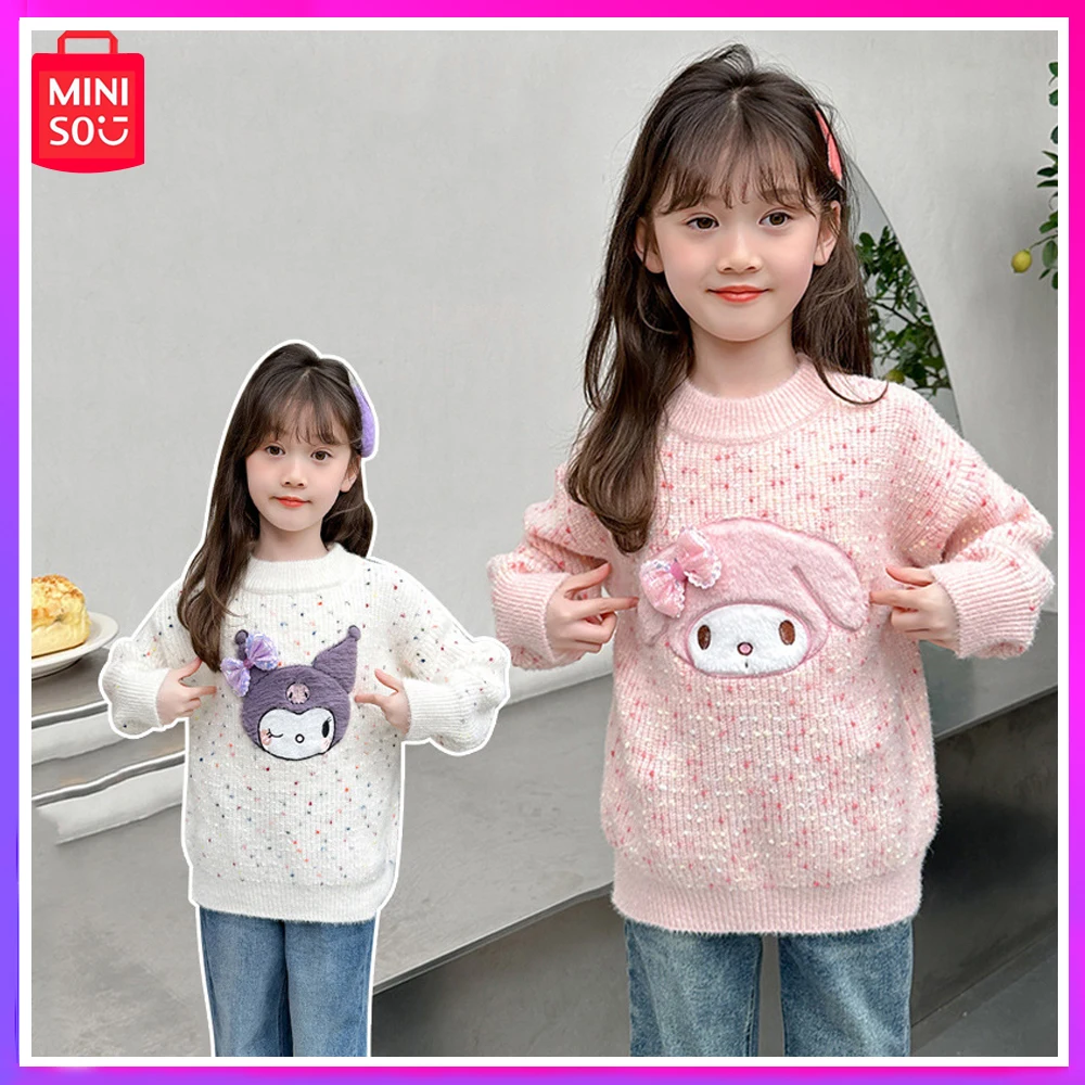 Miniso 2023 New Girls Sweaters Winter Fur Sweaters Children Little Girls Kuromi Underlay Clothes Soft and Comfortable Gift
Miniso 2023 New Girls Sweaters Winter Fur Sweaters Children Little Girls Kuromi Underlay Clothes Soft and Comfortable Gift