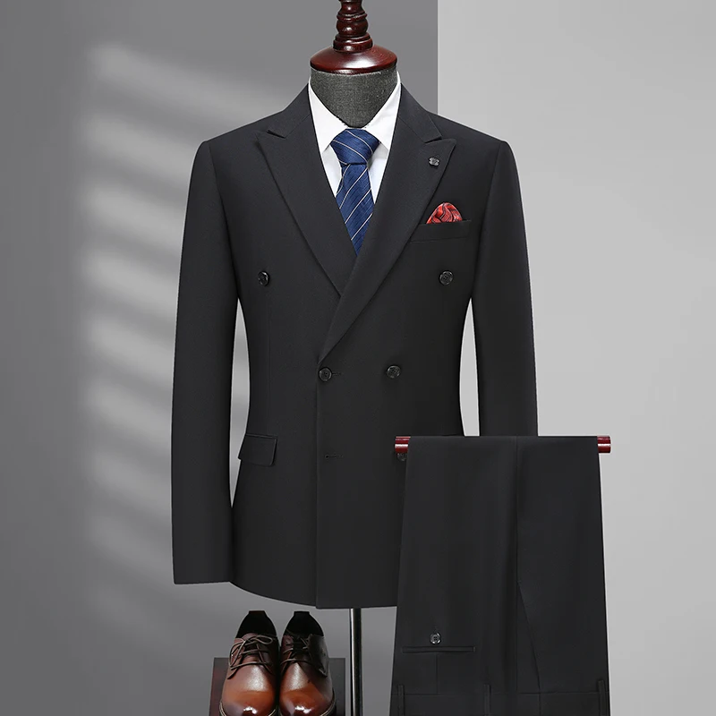 Boutique new plus fat (suit + trousers) large size loose suit professional formal best man dress groom wedding dress two sets
Boutique new plus fat (suit + trousers) large size loose suit professional formal best man dress groom wedding dress two sets
