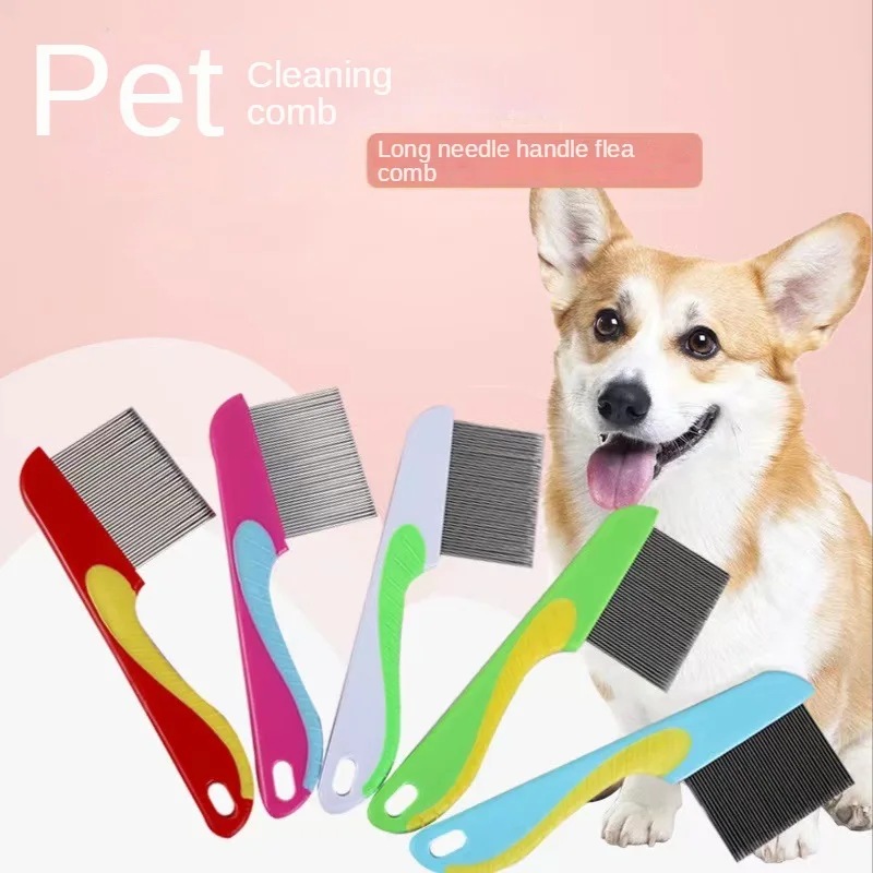 Pet Grooming Flea Combs Dog Cat Anti Lice Comb Stainless Steel Long And Short Needle Dog Grooming Deworming Tools Pet Supplies
Pet Grooming Flea Combs Dog Cat Anti Lice Comb Stainless Steel Long And Short Needle Dog Grooming Deworming Tools Pet Supplies