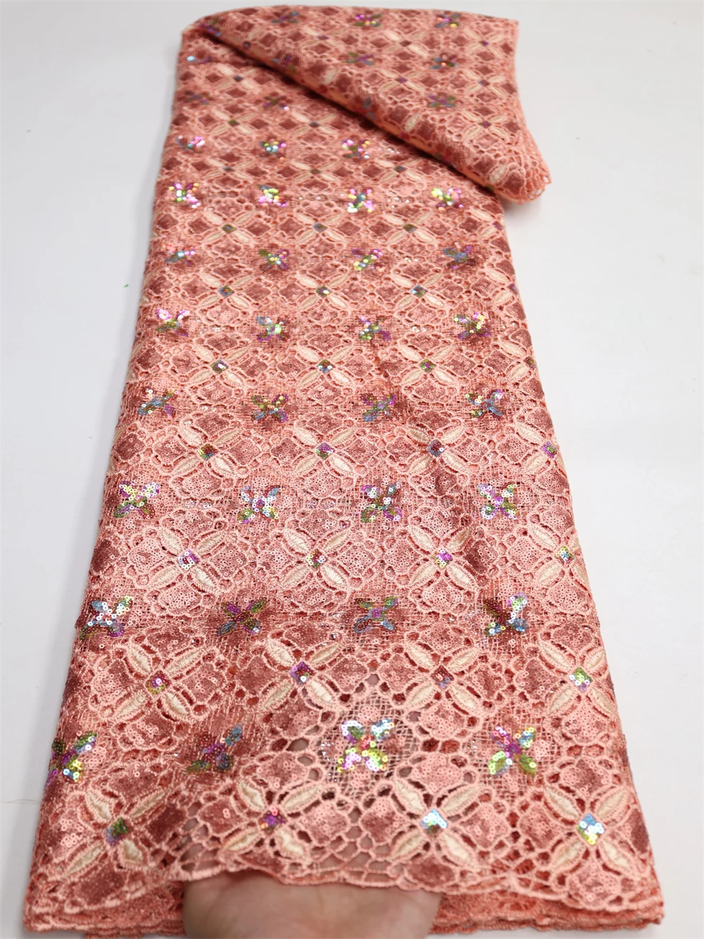 African Lace Fabric 2022 High Quality Lace French Cord Net Lace Fabric Sewing Nigerian Lace Fabrics For Dress 5yards LY1614
African Lace Fabric 2022 High Quality Lace French Cord Net Lace Fabric Sewing Nigerian Lace Fabrics For Dress 5yards LY1614