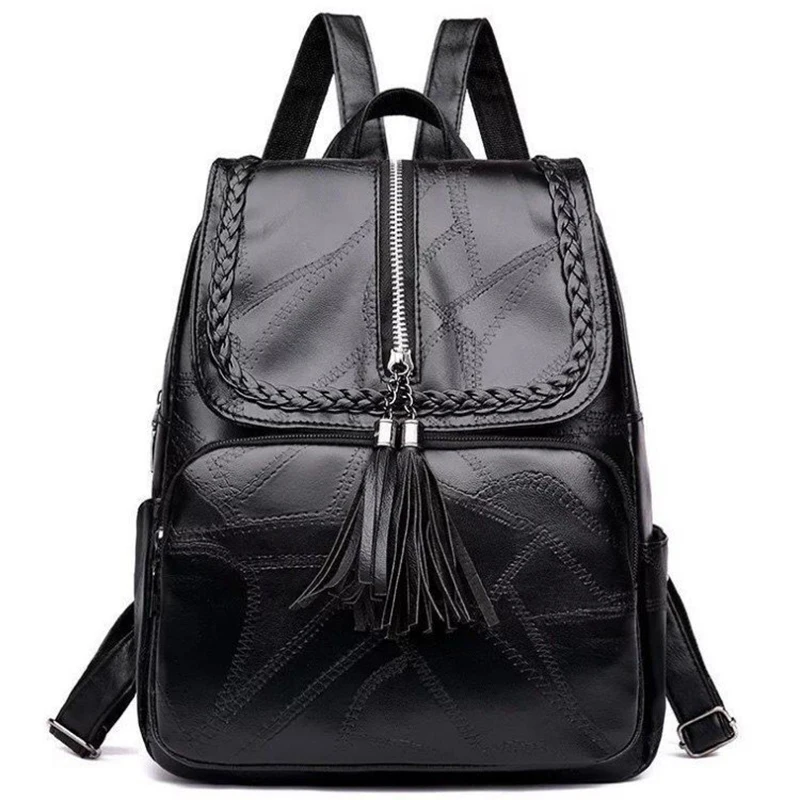 Black Backpack Shoulder Tote Women's Bag 2022 Trend Fashion Splicing Cover Luxury Designer Bags for Women Crossbody Handbag Big
Black Backpack Shoulder Tote Women's Bag 2022 Trend Fashion Splicing Cover Luxury Designer Bags for Women Crossbody Handbag Big