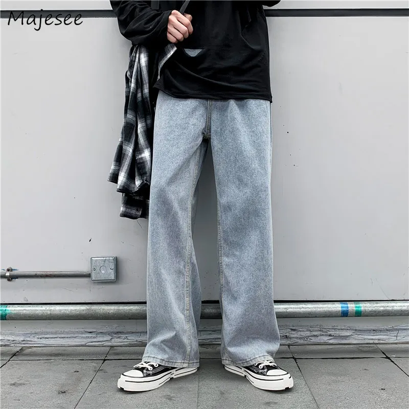 Wide Leg Jeans Men Solid Loose Simple Ulzzang Fashion Casual All-match Spring New Popular Harajuku Pockets Design Bottoms Empire
Wide Leg Jeans Men Solid Loose Simple Ulzzang Fashion Casual All-match Spring New Popular Harajuku Pockets Design Bottoms Empire