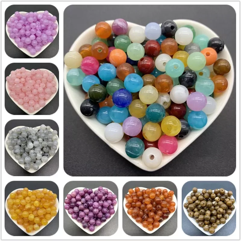 6mm 8mm 10mm Acrylic Spacer Beads Round Loose Cat's Eye Beads For Jewelry Making DIY Bracelet Necklace Accessories
6mm 8mm 10mm Acrylic Spacer Beads Round Loose Cat's Eye Beads For Jewelry Making DIY Bracelet Necklace Accessories