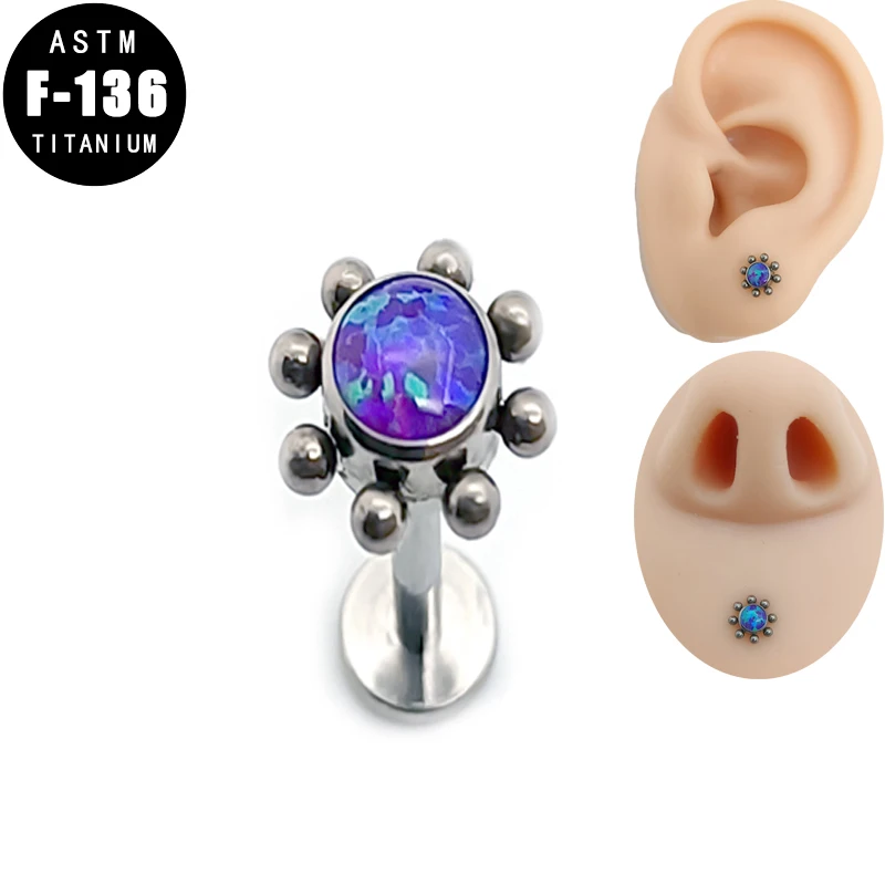 ASTM F136 Titanium Lip Ring Ear Piercing Ball Edge Opal Internal Thread Helix Cartilage Tragus Earring Labret Lip Studs Jewelry
ASTM F136 Titanium Lip Ring Ear Piercing Ball Edge Opal Internal Thread Helix Cartilage Tragus Earring Labret Lip Studs Jewelry