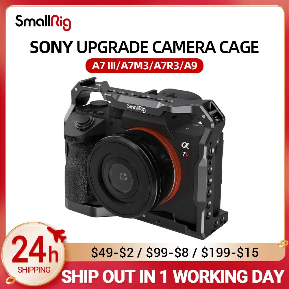 Клетка для камеры Smallrig Dslr Sony A7 III A73 A7M3 A7R3 Sony A7III Rig с креплением на холодном башмаке для Sony A7III A7RIII A9 Camera Kit 2918
Клетка для камеры Smallrig Dslr Sony A7 III A73 A7M3 A7R3 Sony A7III Rig с креплением на холодном башмаке для Sony A7III A7RIII A9 Camera Kit 2918