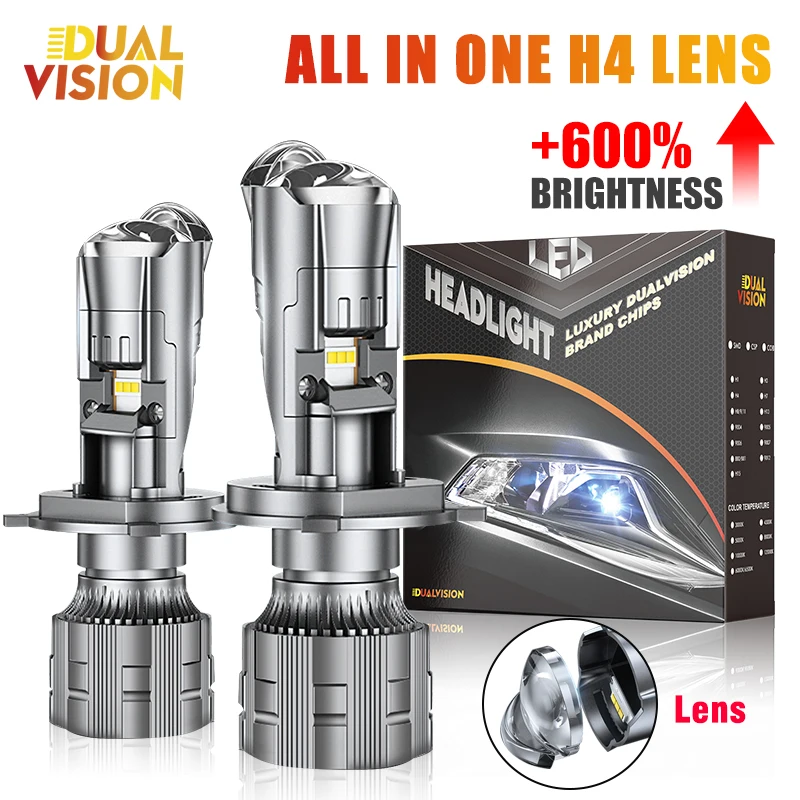 H4 LED Mini Projector Lens 160W 80000LM Hyperboloid Matrix Bi LED Headlight Bulb for Car Motorcycle Canbus Hi/Low Beam Retrolfit
H4 LED Mini Projector Lens 160W 80000LM Hyperboloid Matrix Bi LED Headlight Bulb for Car Motorcycle Canbus Hi/Low Beam Retrolfit