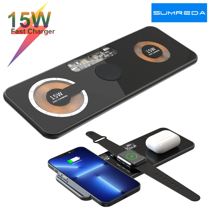 3 In 1 Magnetic Wireless Charger For iPhone 12 13Pro Clear Tempered Glass Macsafe Charging Station For Apple Watch Airpods/Pro
3 In 1 Magnetic Wireless Charger For iPhone 12 13Pro Clear Tempered Glass Macsafe Charging Station For Apple Watch Airpods/Pro