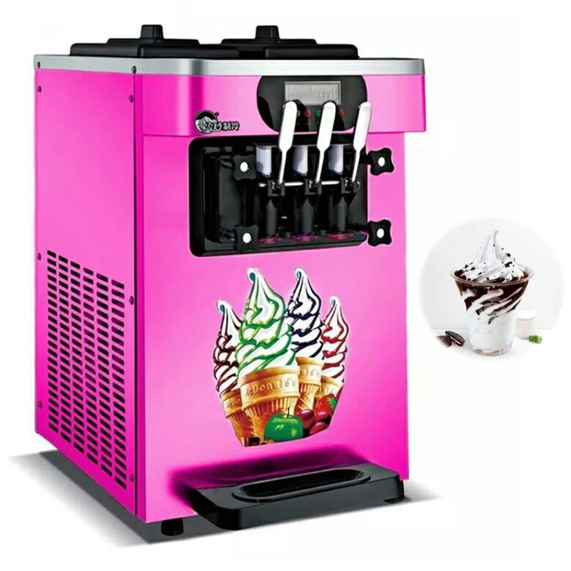 Commercial Soft Ice Cream Makers Stainless Steel Sweet Cone Ice Cream Machine Good Taste Ice-cream Making Machine 1700W
Commercial Soft Ice Cream Makers Stainless Steel Sweet Cone Ice Cream Machine Good Taste Ice-cream Making Machine 1700W