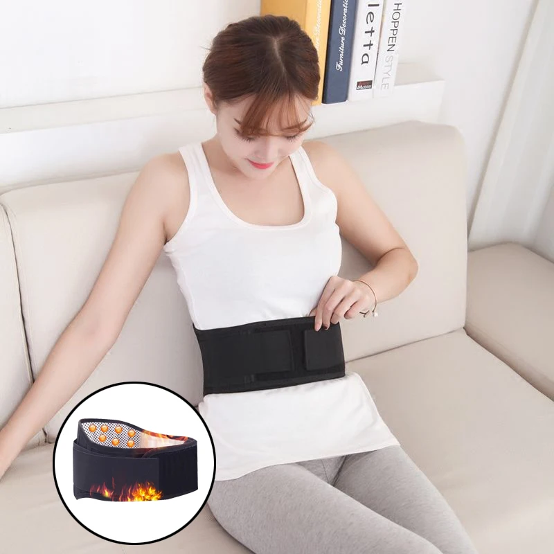 

Heating Belt Waist Belt Lower Lumbar Therapy Waist Magnetic Self Supports Brace Bandage Band Back Tourmaline Support Waist Back