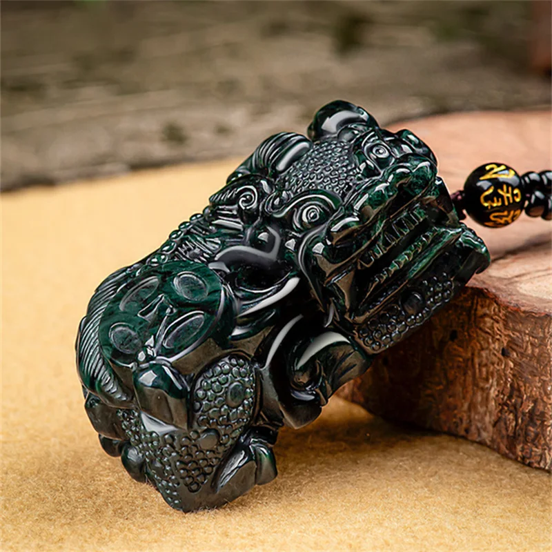 Hot Selling Natural Hand-carve Jade Mo Cui Pixiu Necklace Pendant Fashion Jewelry Accessories Men Women Luck Gifts
Hot Selling Natural Hand-carve Jade Mo Cui Pixiu Necklace Pendant Fashion Jewelry Accessories Men Women Luck Gifts