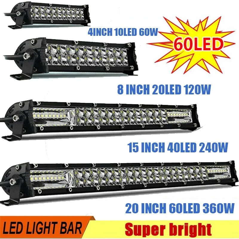 Ultra Slim Led Light Bar 12- 24V Led Bar Combo Spot Flood Driving Work Light for Jeep Trucks Off Road 4x4 3/ 8/ 15/ 20''
Ultra Slim Led Light Bar 12- 24V Led Bar Combo Spot Flood Driving Work Light for Jeep Trucks Off Road 4x4 3/ 8/ 15/ 20''