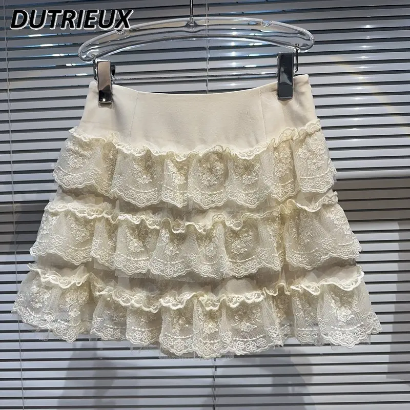 2023 Summer New Mesh Lace Design A- Line Skirt Women's Elegant Fashion Simple Mini Skirt Sweet Girls Wear Short Skirt Faldas
2023 Summer New Mesh Lace Design A- Line Skirt Women's Elegant Fashion Simple Mini Skirt Sweet Girls Wear Short Skirt Faldas