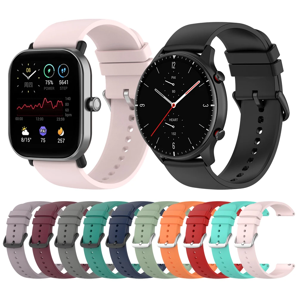 Силиконовый ремешок для Huami Amazfit GTR /GTS 2 2e, браслет в официальном стиле для смарт-часов Amazfit Stratos 3/Bip U
Силиконовый ремешок для Huami Amazfit GTR /GTS 2 2e, браслет в официальном стиле для смарт-часов Amazfit Stratos 3/Bip U