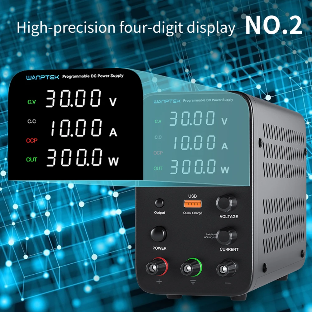 Programmable DC Power Supply AC 220V 110V Current Regulator 5/10A DC Converter USB Quick Charging Digital Display High Precision
Programmable DC Power Supply AC 220V 110V Current Regulator 5/10A DC Converter USB Quick Charging Digital Display High Precision
