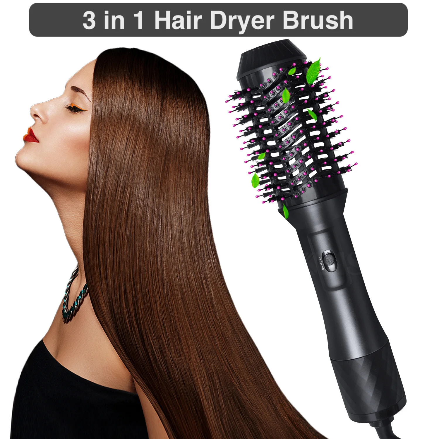 3 IN 1 Hair Dryer Brush Dryer And Straightening Brush Curling Comb Styling Tool Hair Blower Brush Hair Dryers Straightener
3 IN 1 Hair Dryer Brush Dryer And Straightening Brush Curling Comb Styling Tool Hair Blower Brush Hair Dryers Straightener