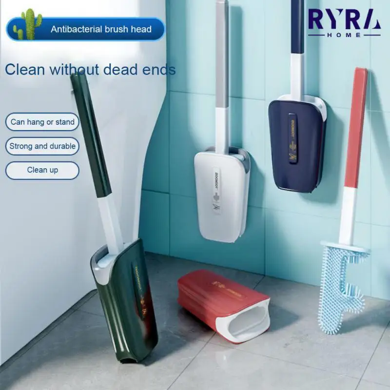 Toilet Bowl Brush With Set Wall Hanging Bathroom Silicone Bristles Wc Floor Accessories Sets Holder Cleaning Utensils Cleaner
Toilet Bowl Brush With Set Wall Hanging Bathroom Silicone Bristles Wc Floor Accessories Sets Holder Cleaning Utensils Cleaner