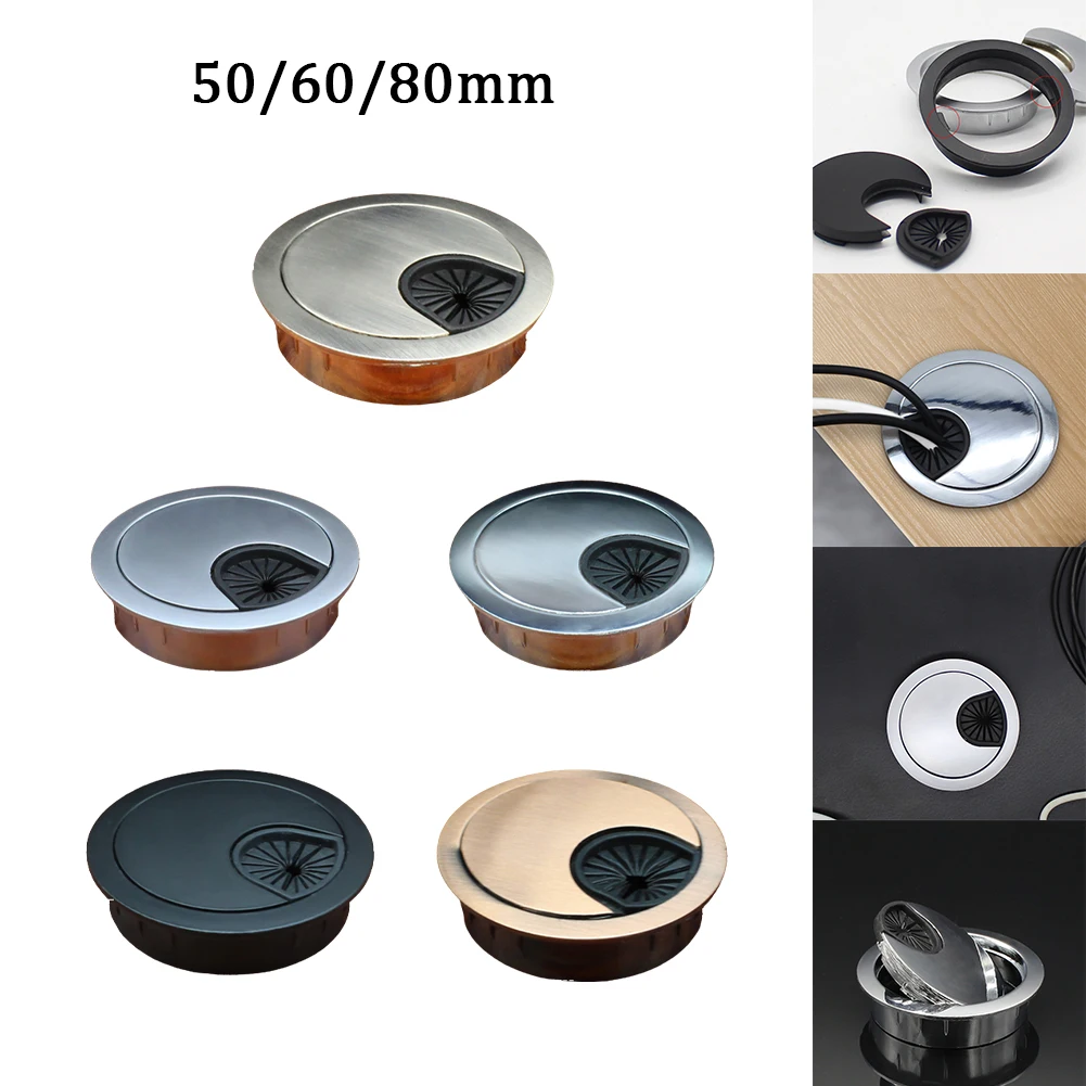 1PC 50mm/60mm/80mm Computer Metal Grommet Desk Table Cable Hole Cover Tidy Outlet Wire Cover Round Grommet Hardware
1PC 50mm/60mm/80mm Computer Metal Grommet Desk Table Cable Hole Cover Tidy Outlet Wire Cover Round Grommet Hardware