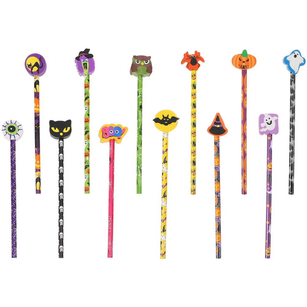 12 Pcs Painting Pen Colored Convenient Writing Halloween Pencils Preschool Beginners Adorable Erasers Child
12 Pcs Painting Pen Colored Convenient Writing Halloween Pencils Preschool Beginners Adorable Erasers Child