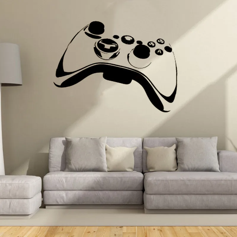 New Carved Gamepad Vinyl Wall Sticker Game Room for Kids Room Decoration Wall Murals Boys Bedroom Decor Gaming Poster Wallpaper
New Carved Gamepad Vinyl Wall Sticker Game Room for Kids Room Decoration Wall Murals Boys Bedroom Decor Gaming Poster Wallpaper