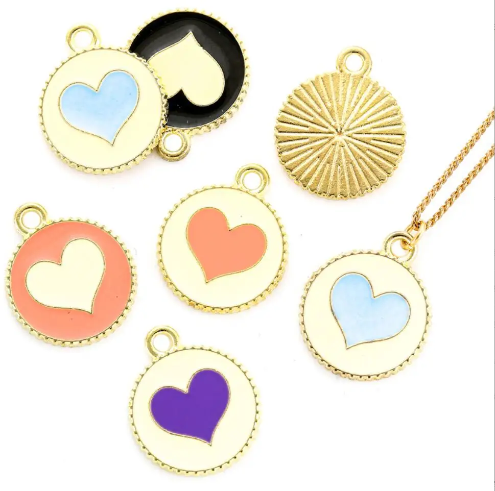 100PCS 18*15mm Metal Small Heart Rhodium Pendant Dripping Oil Enamel Charms For Women Necklace Earrings Jewelry Making F0358
100PCS 18*15mm Metal Small Heart Rhodium Pendant Dripping Oil Enamel Charms For Women Necklace Earrings Jewelry Making F0358