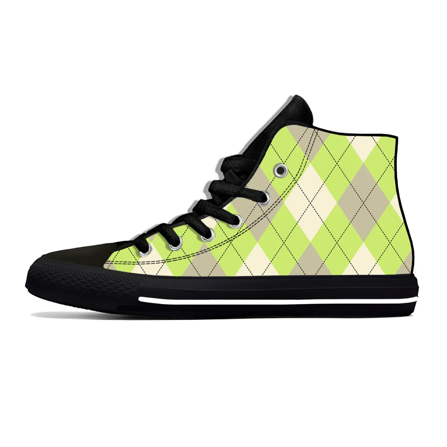 Argyle Diamond Pattern Aesthetic Fashion Popular Casual Cloth Shoes High Top Lightweight Breathable 3D Print Men Women Sneakers
Argyle Diamond Pattern Aesthetic Fashion Popular Casual Cloth Shoes High Top Lightweight Breathable 3D Print Men Women Sneakers